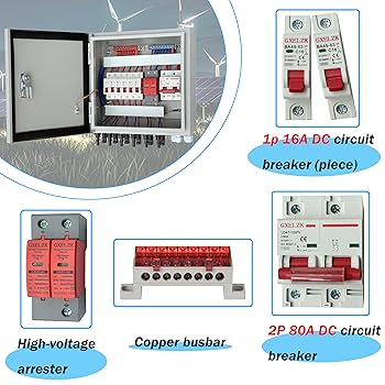 Amazon.com: GXELZK Hardcover 6 Strings Solar Combiner Box